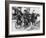 Scouts on Bikes 1930-null-Framed Art Print