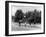 Scouts Playing Football-null-Framed Photographic Print