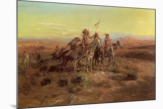 Scouts-Charles Marion Russell-Mounted Art Print