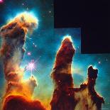 Hubble Space Telescope View of Dense Clumps and Tendrils of Interstellar Hydrogen-Scowen-Mounted Photographic Print