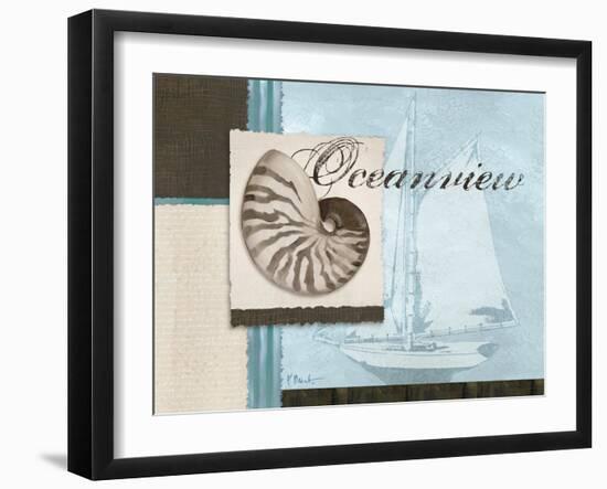 Scrapbook Shell I-Paul Brent-Framed Art Print