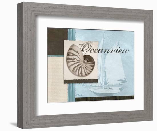 Scrapbook Shell I-Paul Brent-Framed Art Print