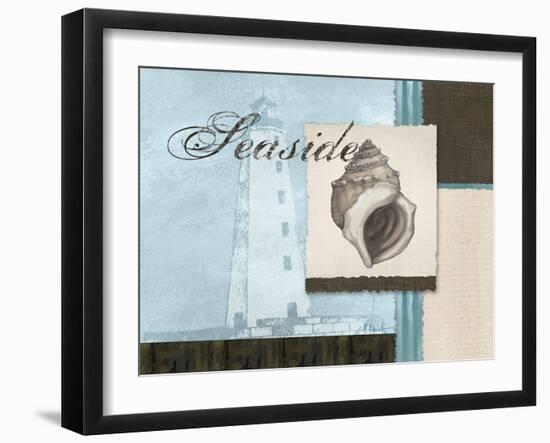 Scrapbook Shell II-Paul Brent-Framed Art Print