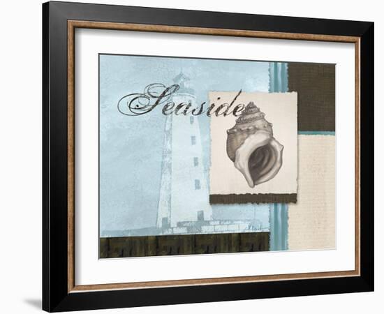 Scrapbook Shell II-Paul Brent-Framed Art Print