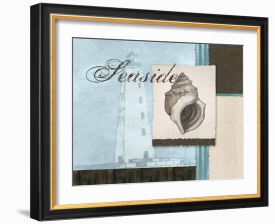 Scrapbook Shell II-Paul Brent-Framed Art Print