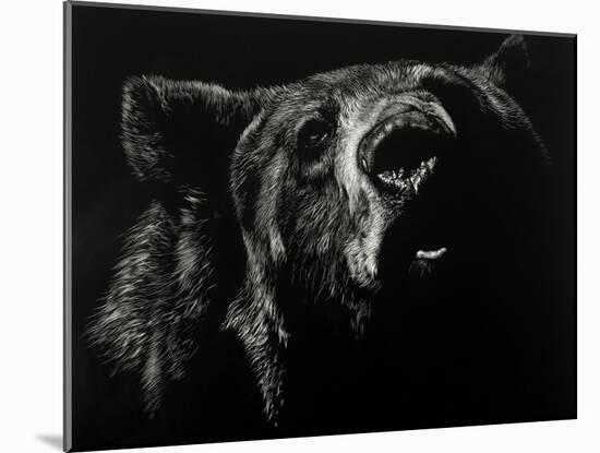 Scratchboard Critic-Julie Chapman-Mounted Art Print