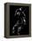 Scratchboard Rodeo VII-Julie Chapman-Framed Stretched Canvas