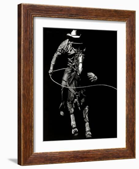 Scratchboard Rodeo VIII-Julie Chapman-Framed Art Print