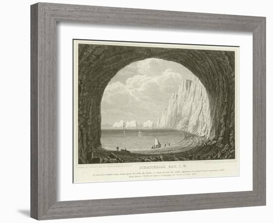 Scratchell's Bay, Isle of Wight-null-Framed Giclee Print