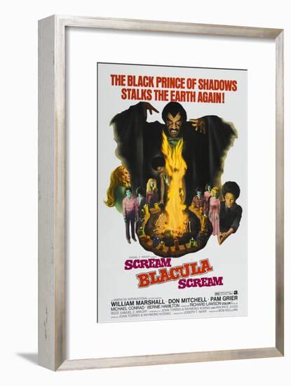 Scream Blacula Scream, 1973-null-Framed Art Print