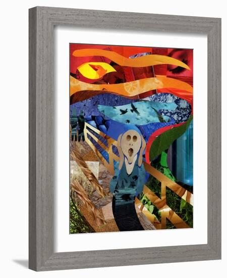 Scream-Artpoptart-Framed Giclee Print