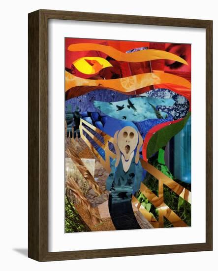 Scream-Artpoptart-Framed Giclee Print