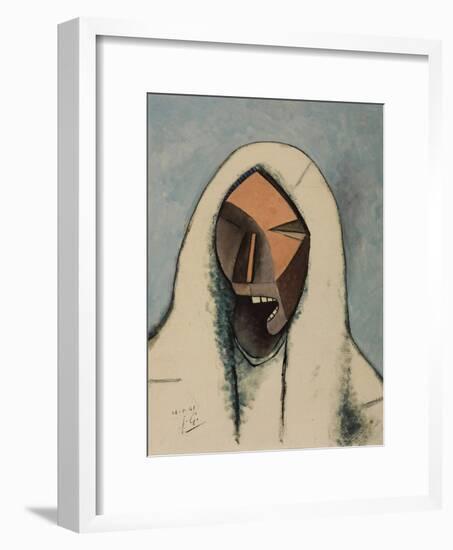 Screaming Head with a White Veil-Julio González-Framed Giclee Print