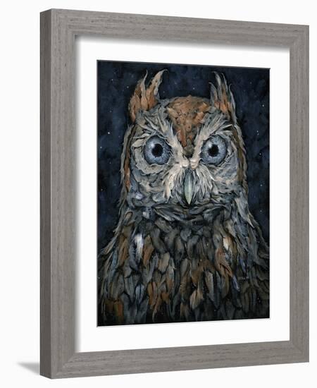 Screech Owl-Jamin Still-Framed Giclee Print