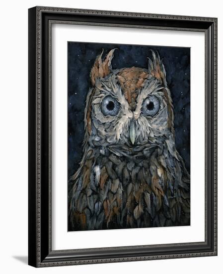 Screech Owl-Jamin Still-Framed Giclee Print