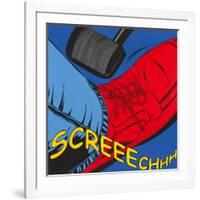 Screeechhh-Deborah Azzopardi-Framed Art Print