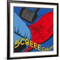 Screeechhh-Deborah Azzopardi-Framed Art Print