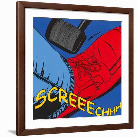 Screeechhh-Deborah Azzopardi-Framed Art Print