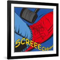 Screeechhh-Deborah Azzopardi-Framed Art Print