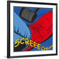 Screeechhh-Deborah Azzopardi-Framed Art Print