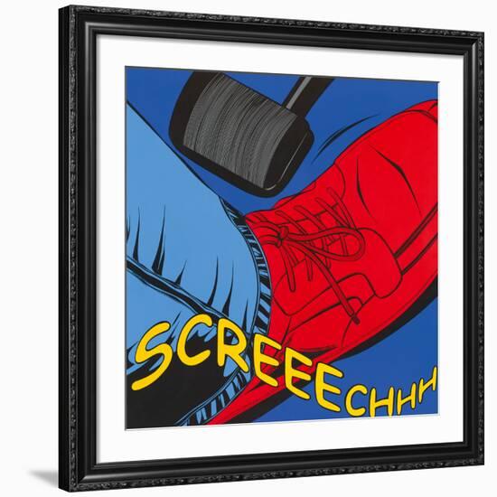 Screeechhh-Deborah Azzopardi-Framed Art Print