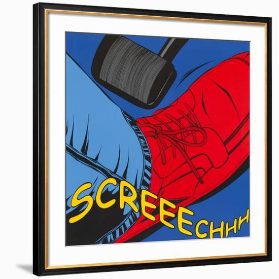 Screeechhh-Deborah Azzopardi-Framed Art Print