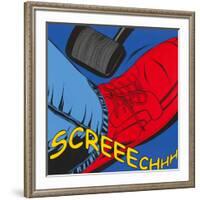 Screeechhh-Deborah Azzopardi-Framed Art Print