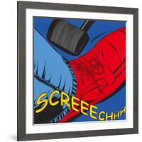 Screeechhh-Deborah Azzopardi-Framed Art Print