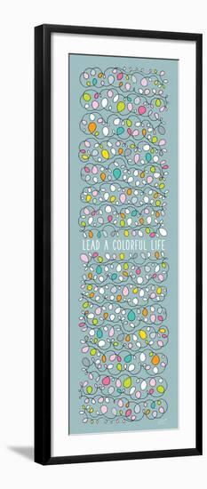 Scribble - Colorful Life-Dominique Vari-Framed Art Print