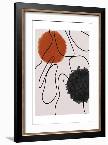 Scribble Dribble 1-Marcus Prime-Framed Art Print