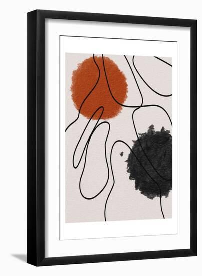 Scribble Dribble 1-Marcus Prime-Framed Art Print