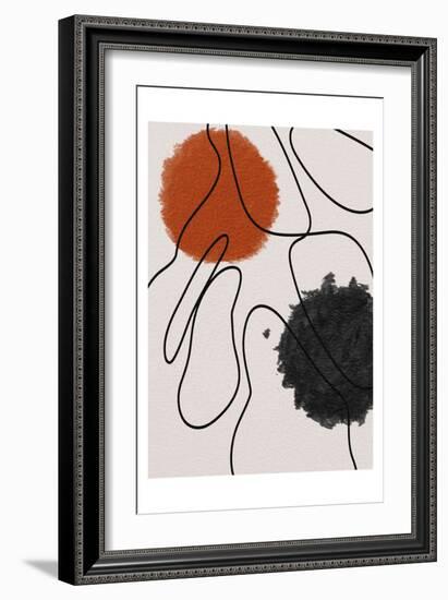 Scribble Dribble 1-Marcus Prime-Framed Art Print