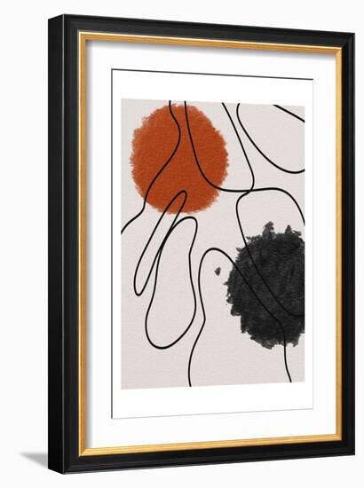 Scribble Dribble 1-Marcus Prime-Framed Art Print