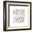 Scribbles - Life Is-Dominique Vari-Framed Art Print