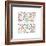 Scribbles - Life Is-Dominique Vari-Framed Art Print