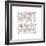 Scribbles - Life Is-Dominique Vari-Framed Art Print