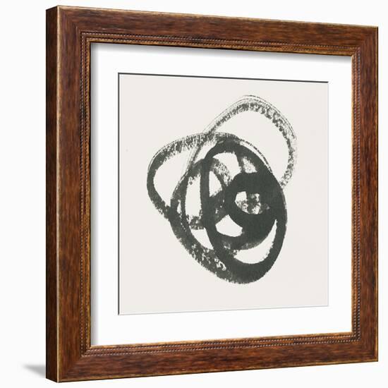 Scribbly Black III-Moira Hershey-Framed Art Print