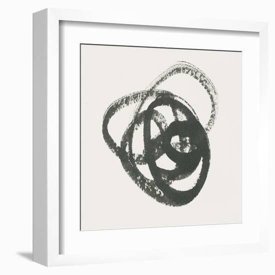 Scribbly Black III-Moira Hershey-Framed Art Print