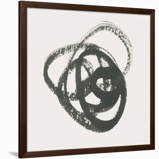 Scribbly Black III-Moira Hershey-Framed Art Print