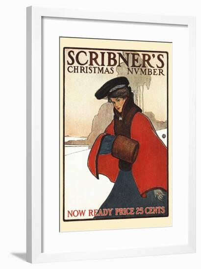 Scribner's Christmas Number-Blendon Campbell-Framed Art Print