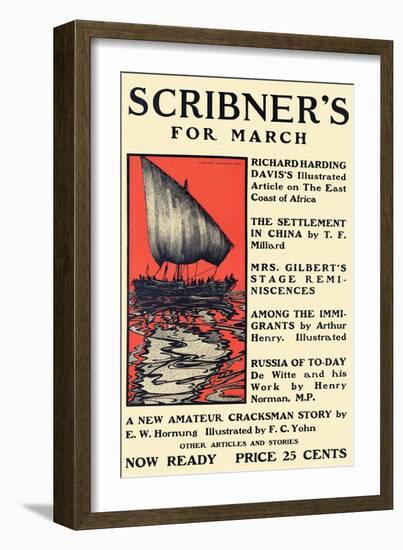 Scribner's for March-George Alfred Williams-Framed Art Print