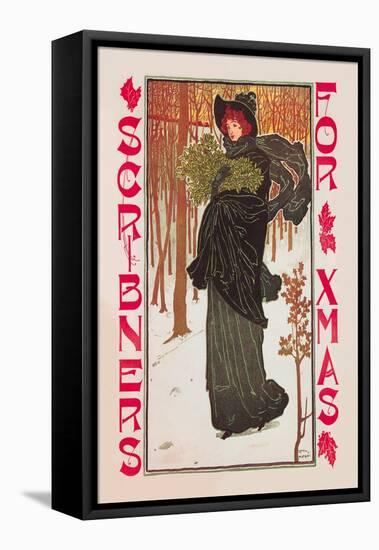 Scribner's for Xmas-Louis John Rhead-Framed Stretched Canvas