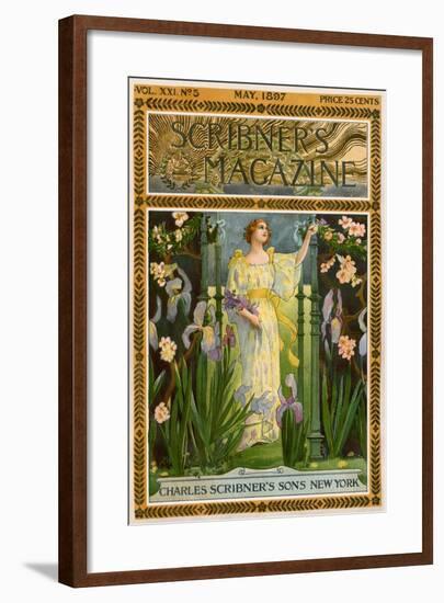 Scribner's Magazine Cover for May 1897-null-Framed Giclee Print