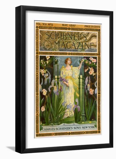 Scribner's Magazine Cover for May 1897-null-Framed Giclee Print