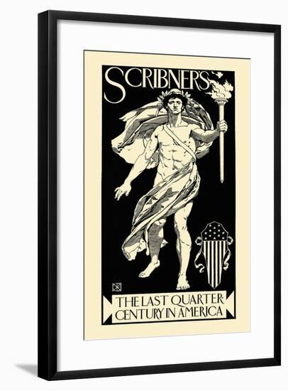 Scribner'S, the Last Quarter Century in America-null-Framed Art Print