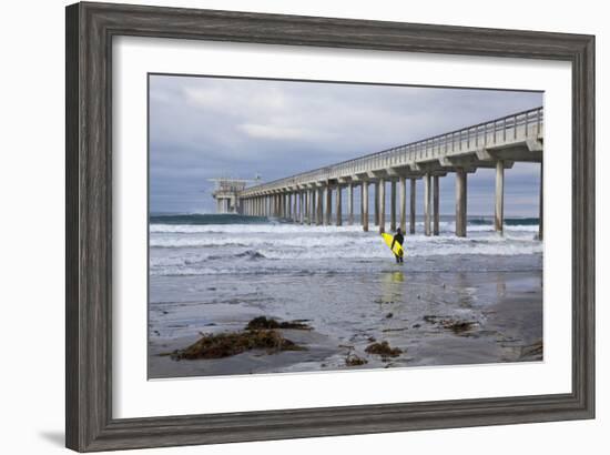 Scripps Pier I-Lee Peterson-Framed Photographic Print