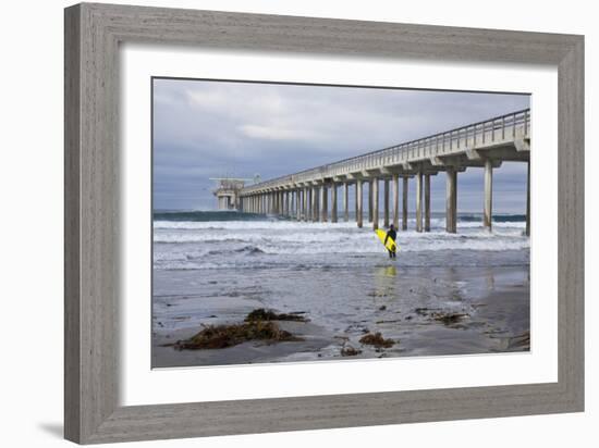Scripps Pier I-Lee Peterson-Framed Photographic Print