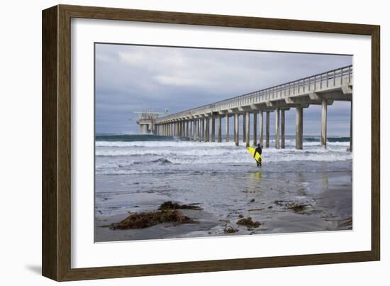 Scripps Pier I-Lee Peterson-Framed Photographic Print