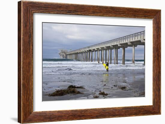 Scripps Pier I-Lee Peterson-Framed Photographic Print