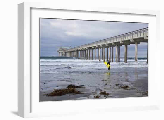 Scripps Pier I-Lee Peterson-Framed Photographic Print